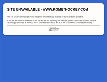 Tablet Screenshot of komethockey.com